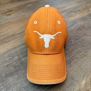 Texas Longhorns OrangeWhite Longhorn Baseball Hat Cap University of Texas Velcro
